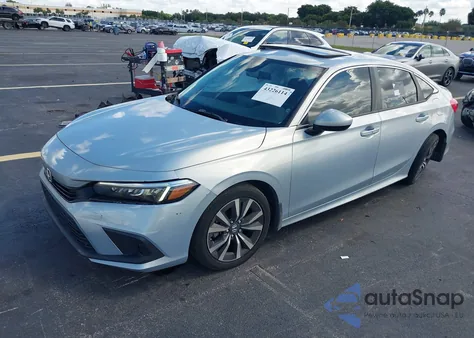 2022 Honda Civic Ex from USA, damaged, VIN 2HGFE1F74NH309495